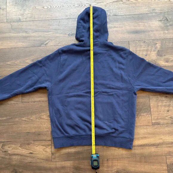 Nike Sportswear Club Fleece Pullover Hoodie LARGE Midnight Navy BV2654-410 - Picture 2 of 12